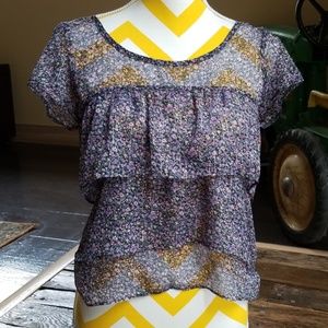 BUNDLE/SAVE! American Eagle flowered sheer top